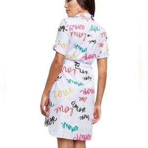NWT NY&Co Love Belted Shirt Dress